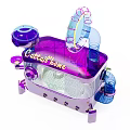 Cotton Home Purple Hamster Cage With Transparent Design And Wheel Accessories