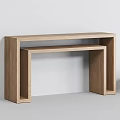 Modern Minimalist Desk 3d model