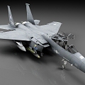 Fighter Aircraft Jet Fighter 3d model