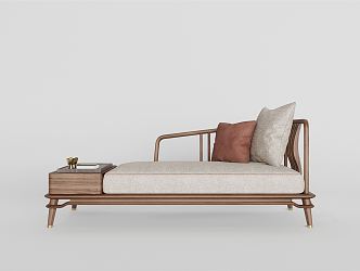 New Chinese-style chaise longue 3d model