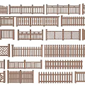 Various Wooden Fence Designs With Different Patterns And Styles For Outdoor Use