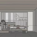 activity space of overhead layer 3d model