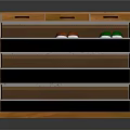 Wooden Shoe Cabinet With Multiple Shelves And Drawers For Home Storage