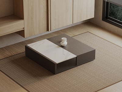 Modern coffee table model