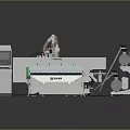 Industrial Automated Production Line Equipment with Conveyor Belts Robotic Arm and Worktables for Manufacturing