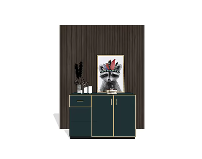 Modern Dining Table and Chair Combination 3d model