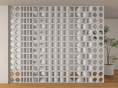 Modern partition 3d model
