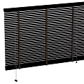 Modern Gray Venetian Blinds With Horizontal Slats And Pull Cords For Windows 3d model