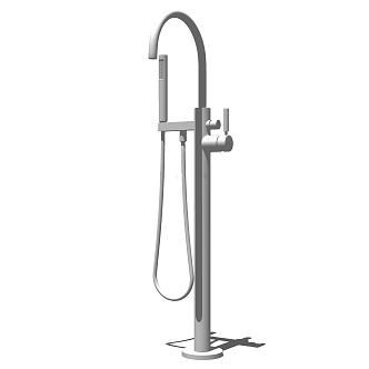 Modern Shower 3d model