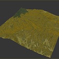 Geography, topography, mountain shape, ridge, ridge, valley, mountain range, canyon, geomorphology, mountain peak, mountain body 3d model