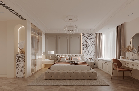 French Bedroom 3d model