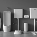 Modern Urinals In Different Styles With Wall Mounted Floor Standing Designs Water Tanks And Accessories