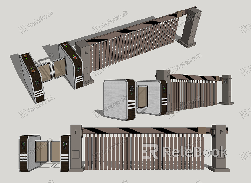 Modern Gate Access Control System model