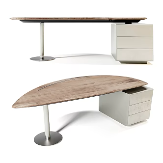 Desk and Ming 3d model