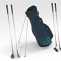 Golf Sports Equipment with Golf Bag Golf Clubs and Golf Ball