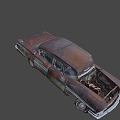 Rusty car 3d model