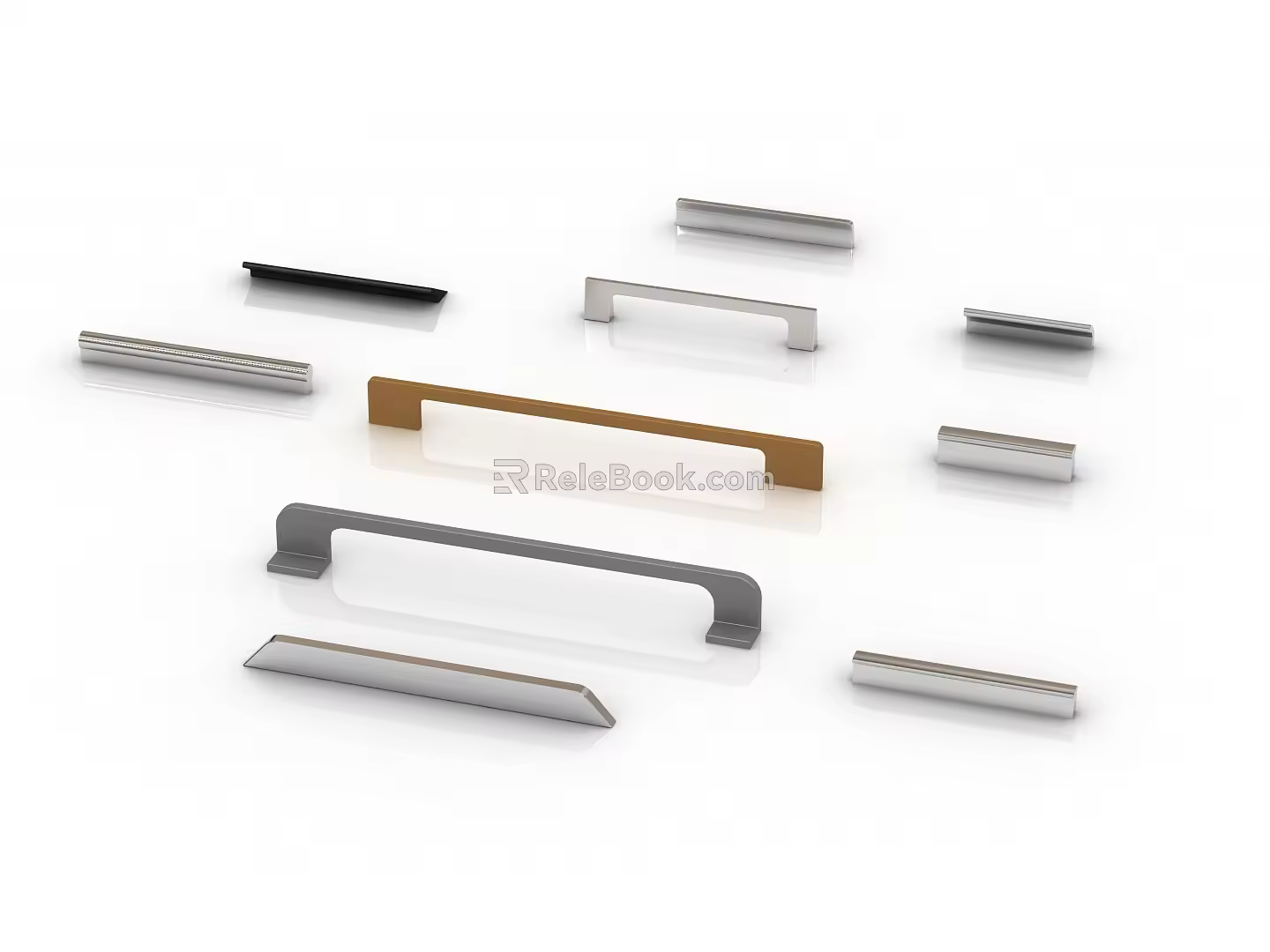 Modern hardware handle 3d model