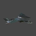 Futuristic Black Flying Vehicle Design With Transparent Canopy Propellers And Red Accents
