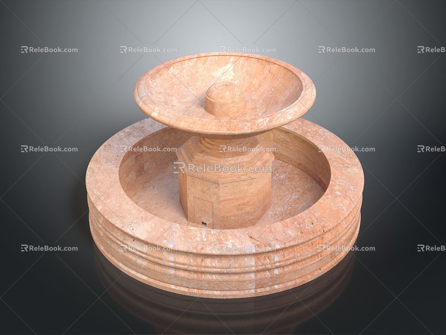 Fountain Cartoon Fountain Animation Fountain Styled Fountain Fantasy Style Fountain Magic Fountain 3d model