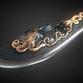 Modern Long Sword Sword Sword Cold Weapon 3d model