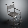 Lightweight Medical Wheelchair with Adjustable Armrests and Durable Wheels for Patients