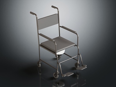 Modern Wheelchair 3d model