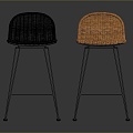 High Chair Bar Chair Bar Chair Bar Chair High Chair Dining Chair Dining Chair High Education Stool Bar Stool Bar Stool 3d model