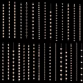 Various Beaded Chains And Decorative Strings For Garden Hanging Ornaments Design Styles