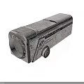 Modern White Digital Video Camera With Lens Control Button And Smooth Exterior Design