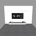 Modern Living Room TV Stand With Storage Drawers TV Display Open Shelves And Decorative Items