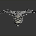 Industrial LOFT fighter sci-fi fighter next generation fighter sci-fi fighter 3d model