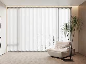 Modern dream curtain 3d model