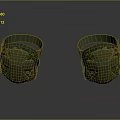 High Quality Military Weapon Gear Green Camouflage Knee Pads With Adjustable Straps