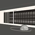 Modern display cabinet template display cabinet 3d model