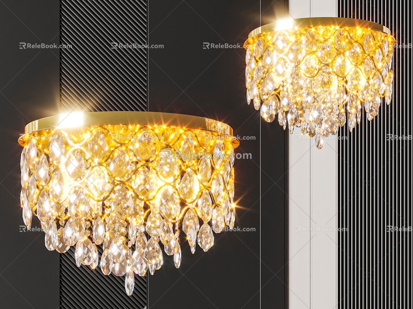 modern ceiling lamp 3d model