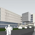 Campus Activity Center Library 3d model