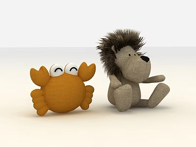 Cartoon linen toys 3d model