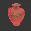 Vintage Brass Decorative Vase With Dual Ring Handles For Home Decor