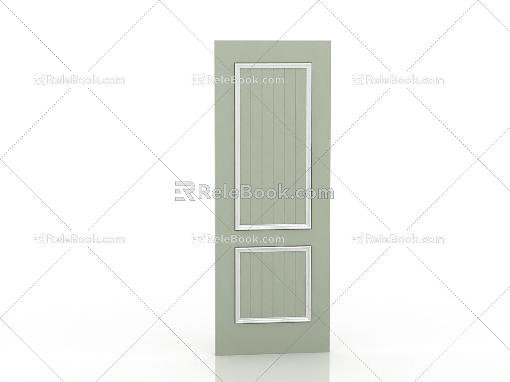 Jane ou door core door leaf 3d model