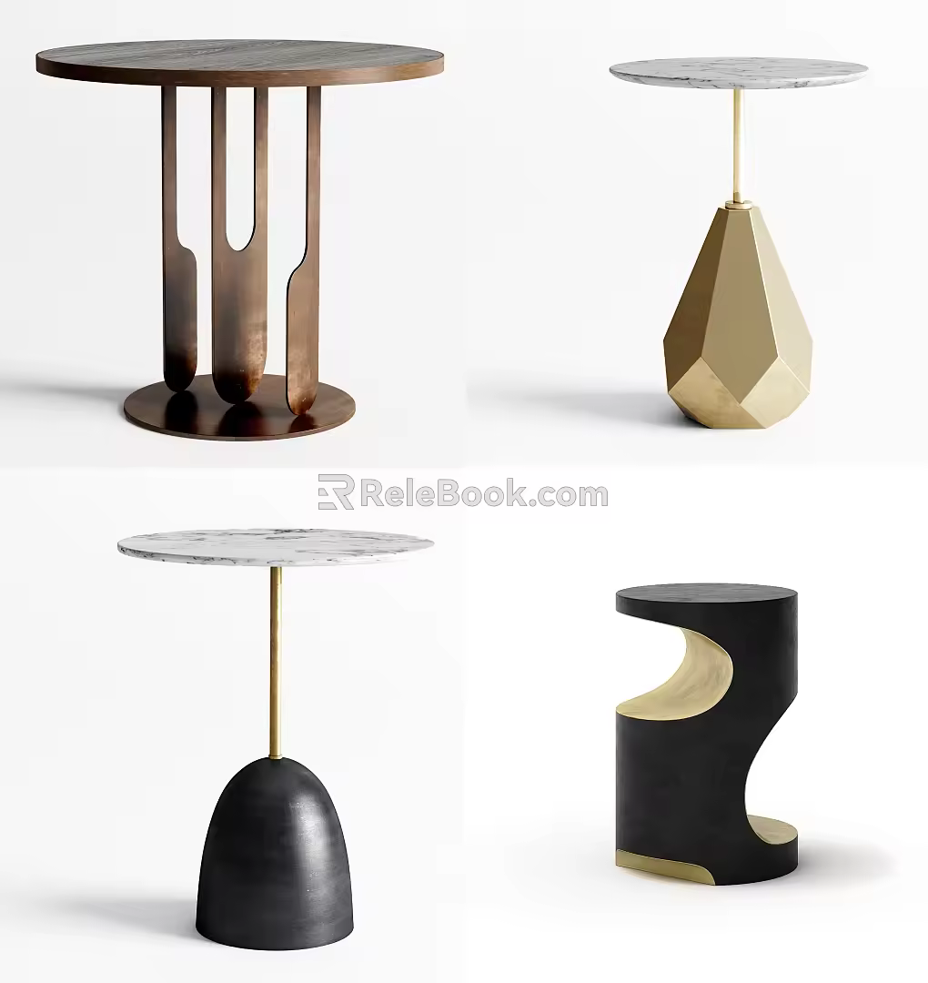 Modern Round Several Corner Several Side Several Combination 3d model