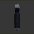 Modern Pistol With Futuristic Design Metal Slide Black Textured Grip And Tactical Features