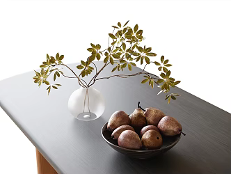 Modern table decoration fruit plate fruit 3d model