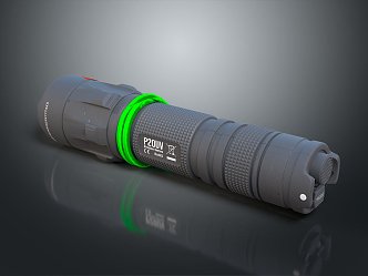 Flashlight flashlight military flashlight lighting tools tactical flashlight charging flashlight 3d model