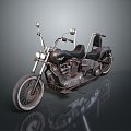 Motorcycle Two-wheeled Motorcycle Cross-country Motorcycle Road Race Motorcycle Motor Vehicle Transport 3d model