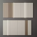 Modern Interior Wall Design Featuring Wooden And White Panels With LED Strip Lights