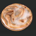 Delicious Baked Pie With Golden Meringue Topping And Flaky Crust