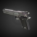 automatic pistol 3d model