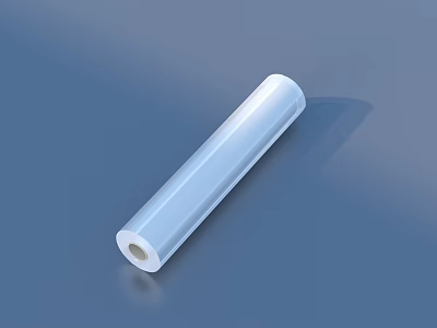 Clear Plastic Wrap Roll Ideal For Household Food Storage And Daily Use 3d model