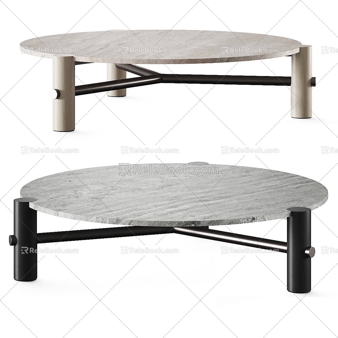 Modern Coffee Table Baxter Tarassa Coffee Table 3d model