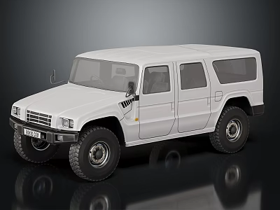 Hyundai Jeep Hummer Pickup Buggy 3d model Hyundai Jeep Hummer Pickup Buggy 3d model